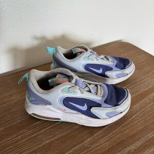 Nike Air Max Kids Girls Size 13c Purple Light Blue Running Athletic Shoes